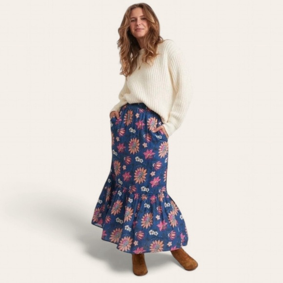 Marine Layer - women’s Oversized Crewneck ribbed Sweater Ivory Cotton Blend S - Picture 4 of 8